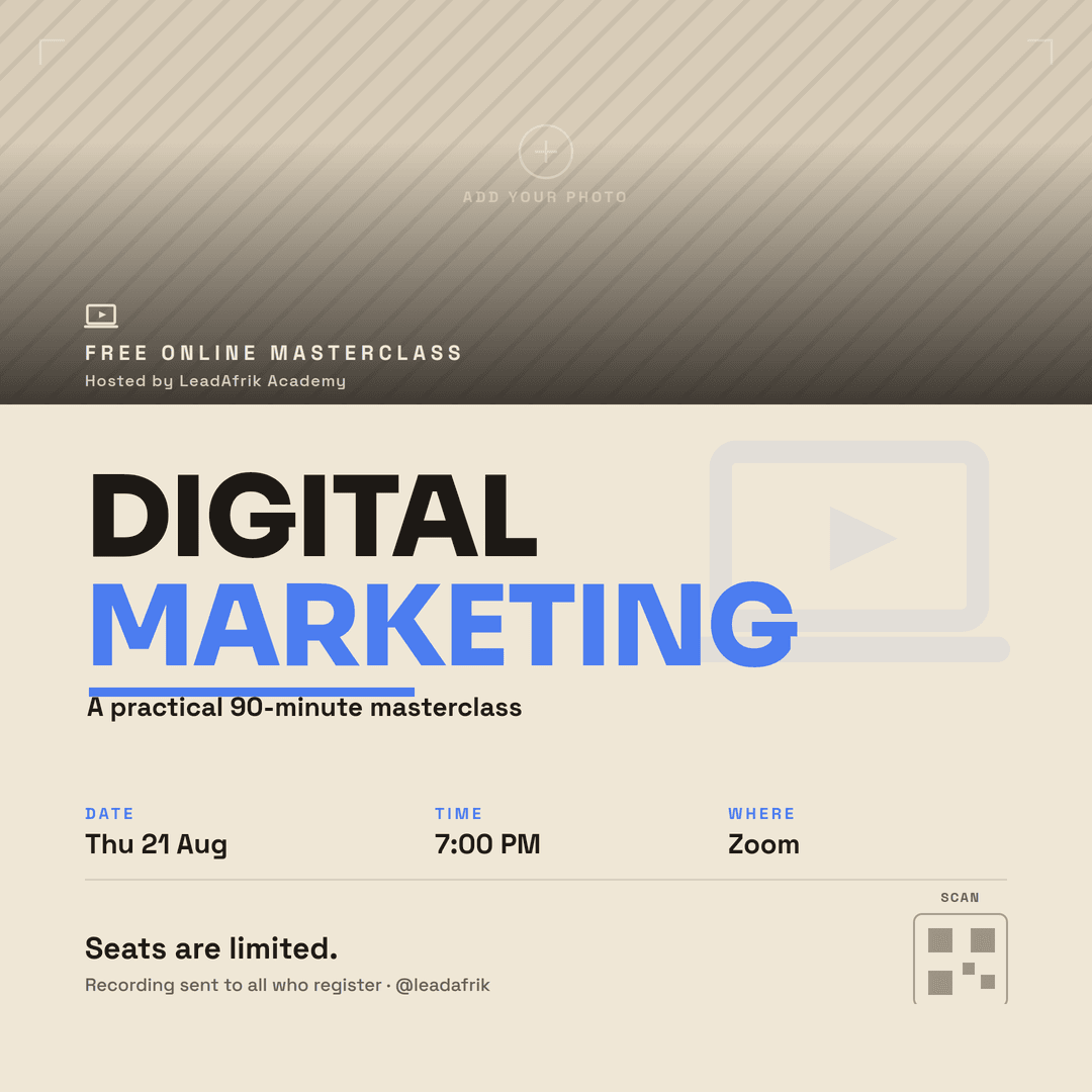 webinar flyer, square